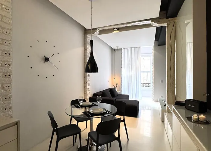 Vt Elegante Y Acogedora Con Wifi En Lägenhet Bilbao